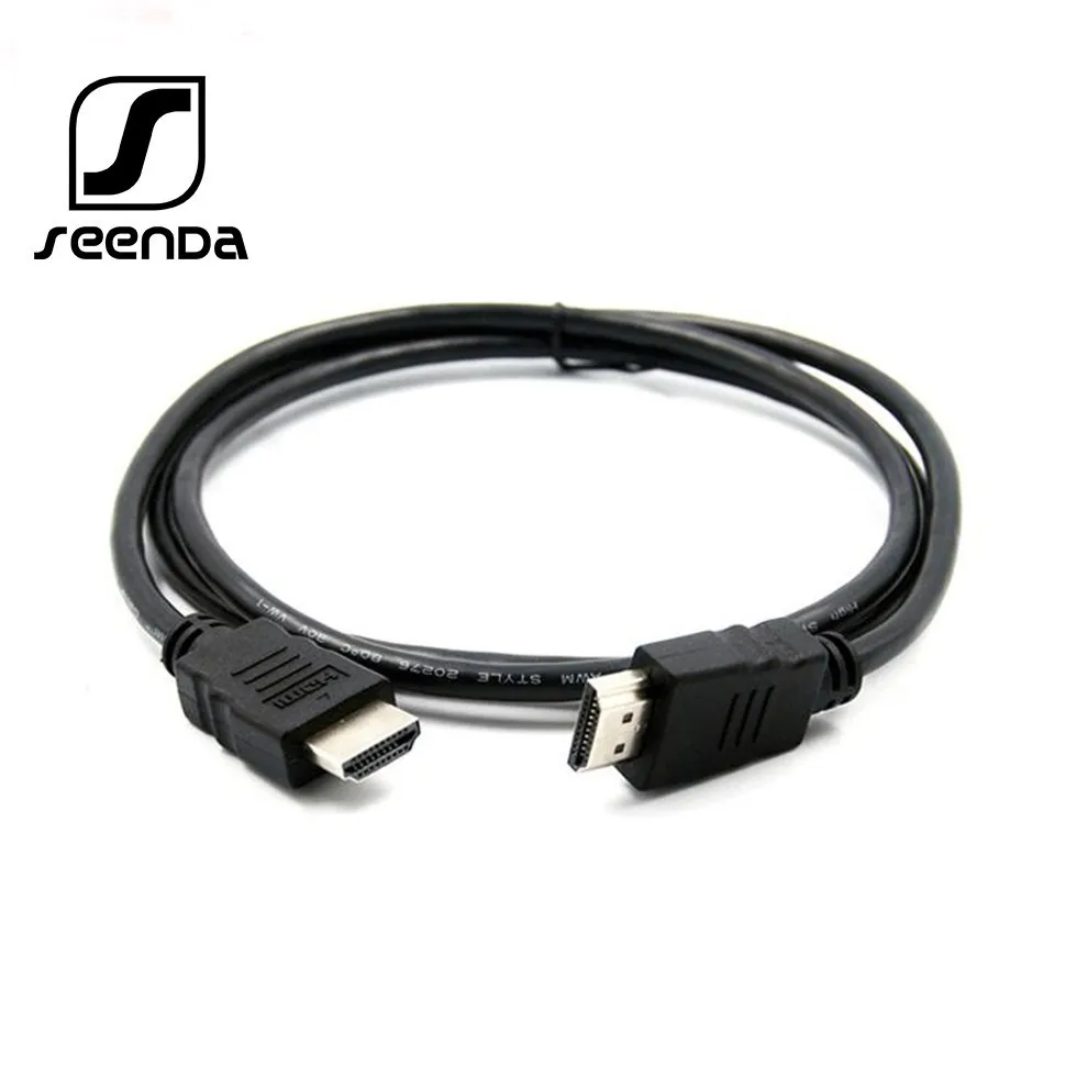 

SeenDa HDMI Cable HDMI to HDMI 1.4 HDR 4K 60Hz for Splitter Extender Adapter Switch PVC 1.2m Cable HDMI