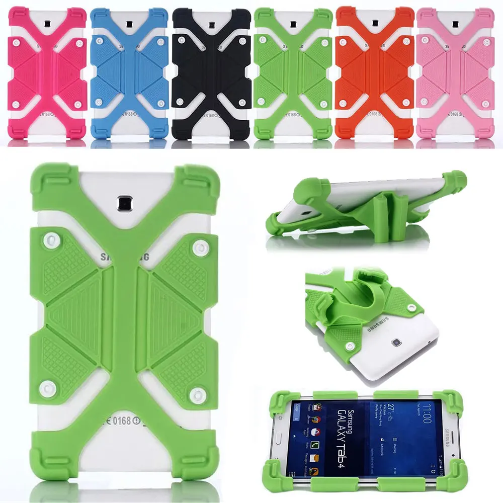 

Universal 7 inch To 8 inch Tablet PC Shockproof Kickstand Case For iPad mini For Samsung TAB Case Soft Silicon Tablet Case Cover