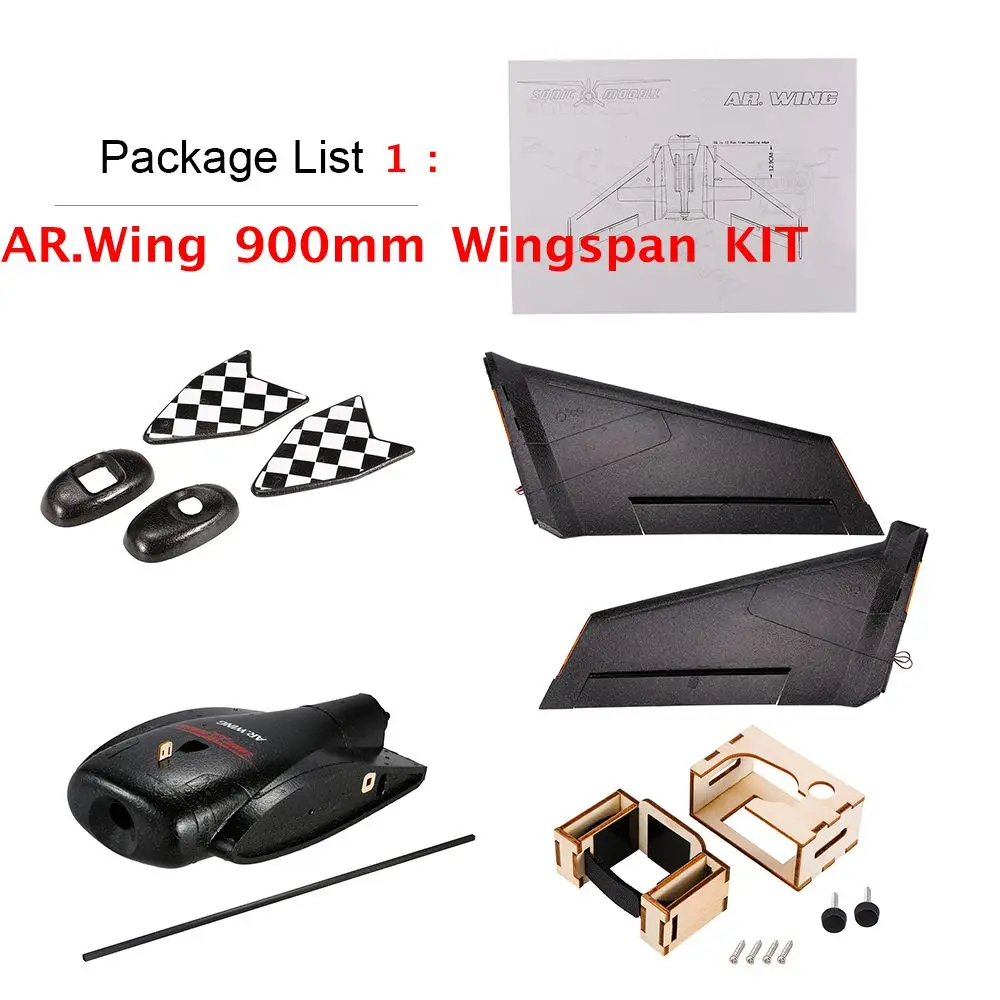 AR.Wing 900mm Wingspan EPP FPV Fly Wing Fixed Wing RC Airplane Helicopter Plane KIT  (1)