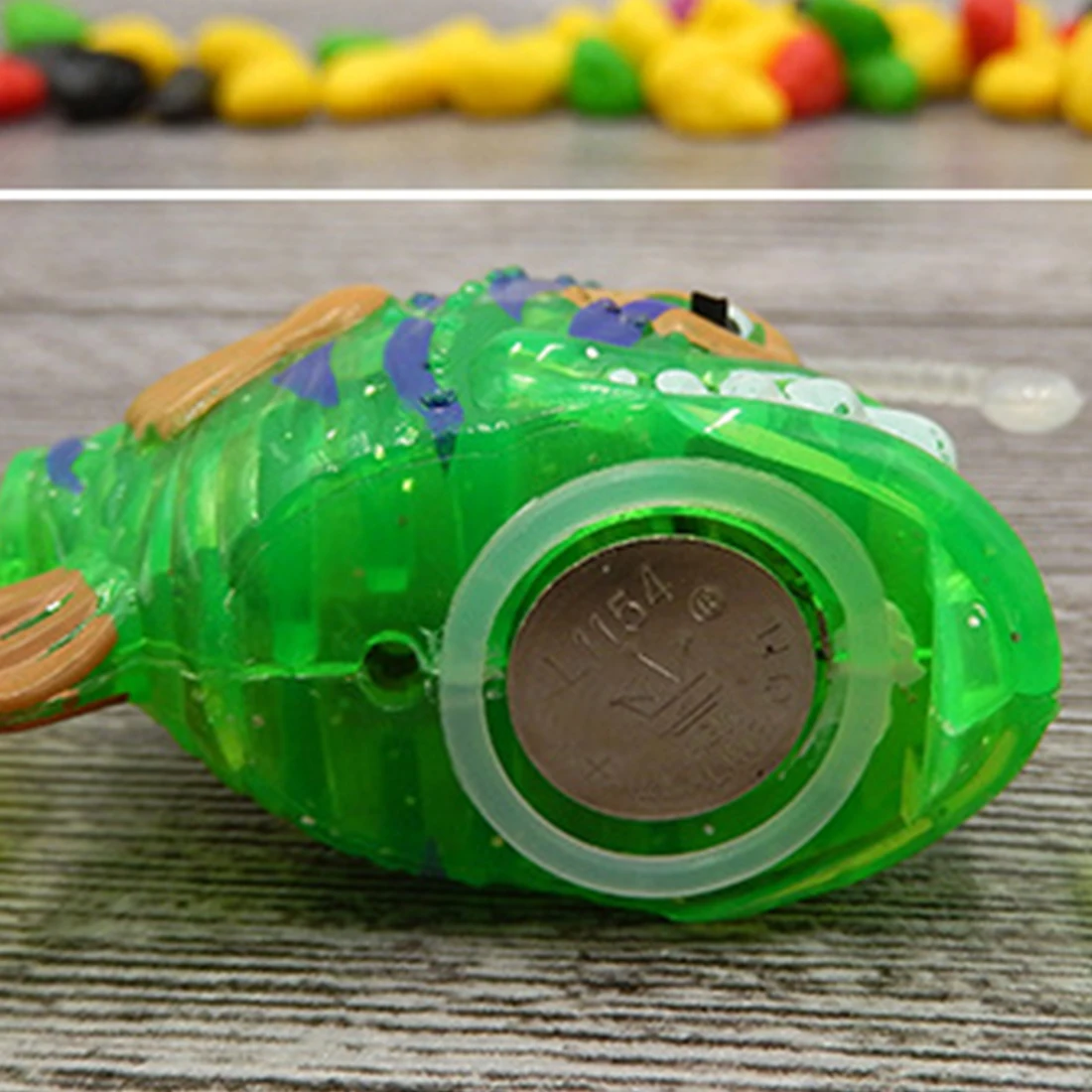 Новый Лидер продаж электронный мигающий плавающий рыба игрушка активированный батарея питание игрушка фонарь рыба