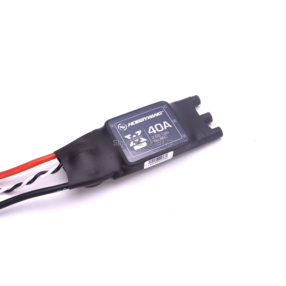 Hobbywing XRotor 40A 2-6S регулятор скорости OPTO NO BEC бесщеточный ESC для FPV Дрон Квадрокоптер