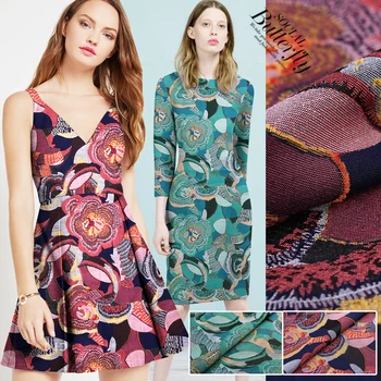 

Fashion three - dimensional jacquard fabric autumn winter high - level cheongsam dress jacquard fabric wholesale jacquard cloth