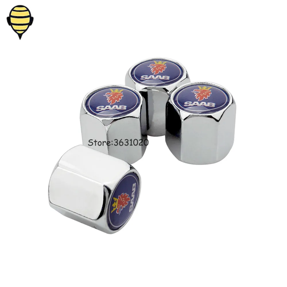 Car Accessories Auto Wheel Tire Valve Stem Caps for SAAB 9 3 9 5 9000