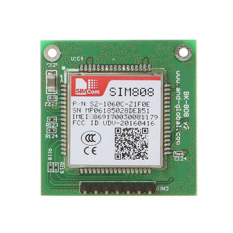 

GSM GPS SIM808 Breakout Board,SIM808 core board,Quad band GSM GPRS Module Integrated GPS Bluetooth Module