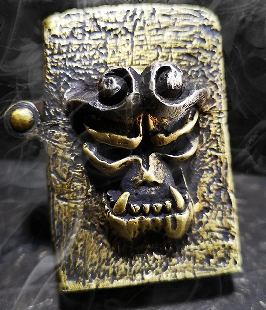 

YKYJ brass handmade Heavy armor beast demon lighter
