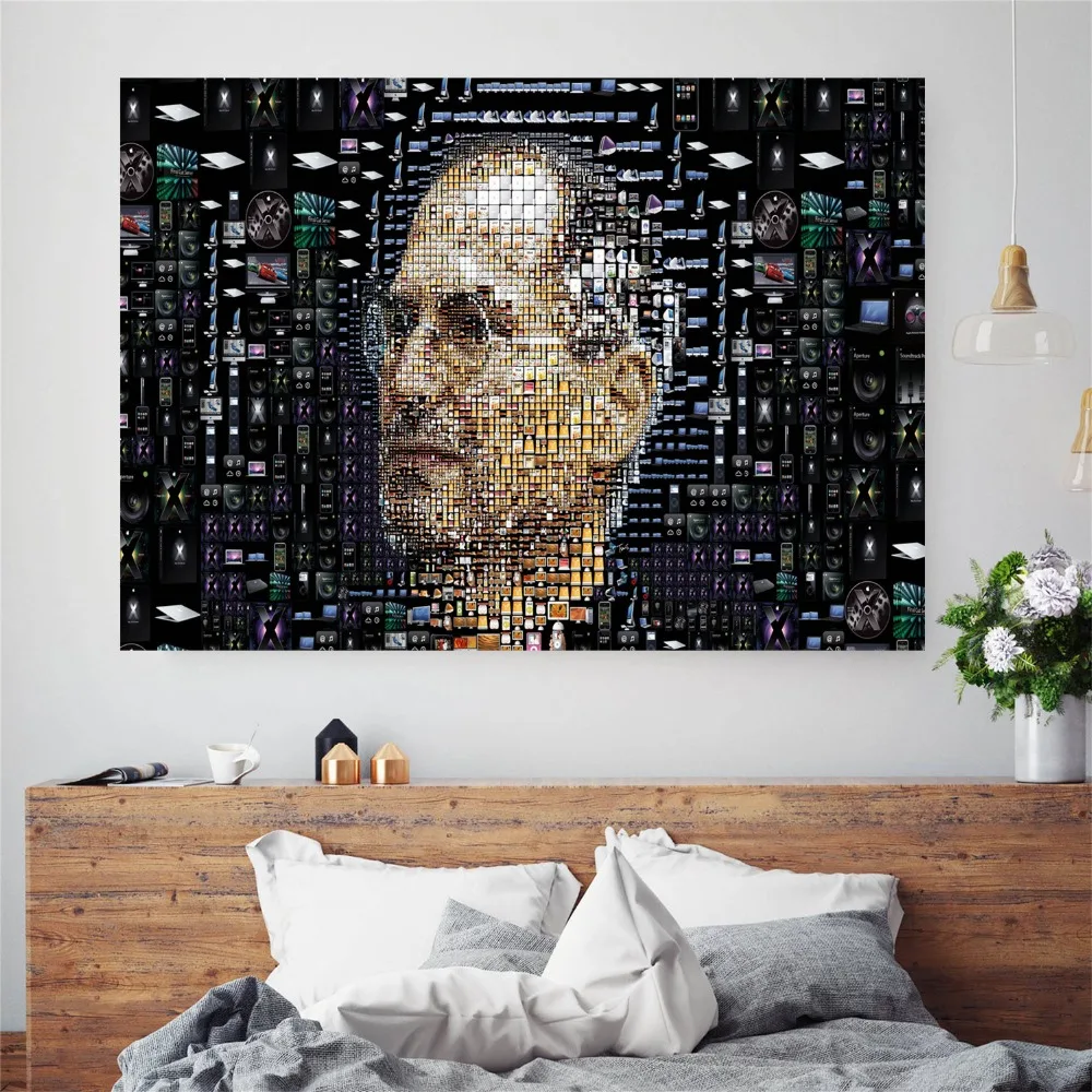 Us 5 89 50 Off Steve Jobs Digital Canvas Art Print Painting Poster Wall Picture For Living Room Home Decorative Bedroom Decor No Frame In Painting