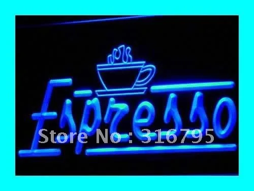 I075 эспрессо Кофе магазин кафе клуб светодиодный неоновый свет знак включения/выключения 20+ Цвета 5 размеров
