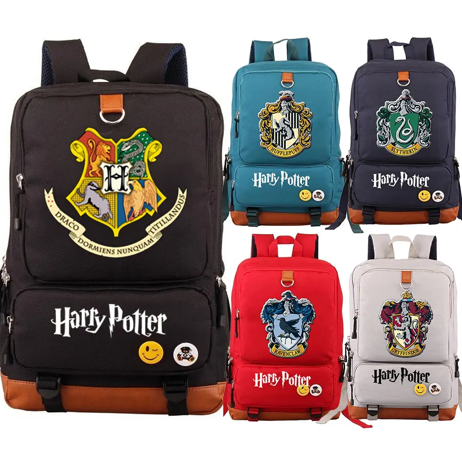 السحرية هوجورتس سليذرين جريفندور الصبي فتاة حقيبة مدرسية النساء Bagpack المراهقين مدرسية قماش الرجال حقيبة ظهر الطالب Packsack السحرية هوجورتس سليذرين جريفندور الصبي فتاة حقيبة مدرسية النساء Bagpack المراهقين مدرسية قماش الرجال حقيبة ظهر الطالب Packsack