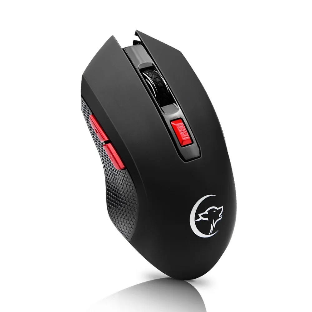 Ergonomic USB 2.4G Wireless Mouse 2400 DPI Optical Gaming Mice For PC Computer Laptop Notebook