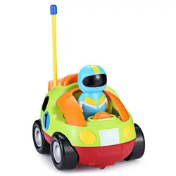 Горячая мультфильм Beiens RC автомобиля Kid дистанционного Управление игрушки полиции гонки с модель весело милый Рождественский подарок