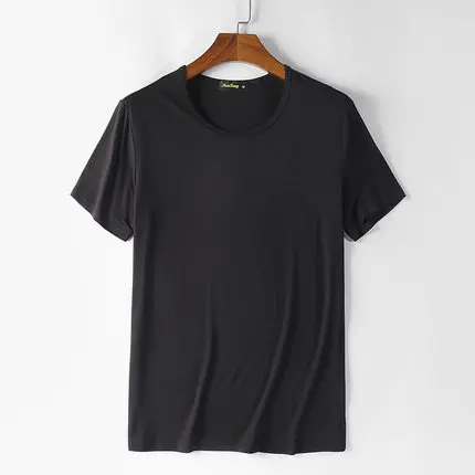 Aliexpress.com : Buy 2 style 2019 New Solid color T Shirt Mens Black ...