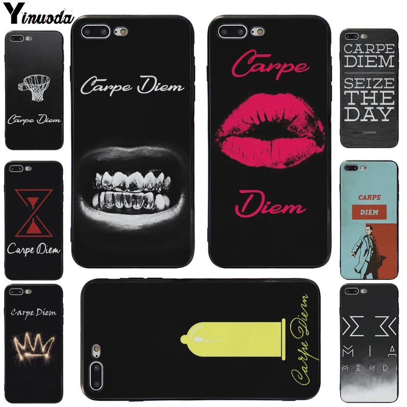 

Yinuoda Carpe Diem case For iphone 8 plus case cute For iphone 8 8plus 7 7plus 6s 6s Plus 6 6plus 5s