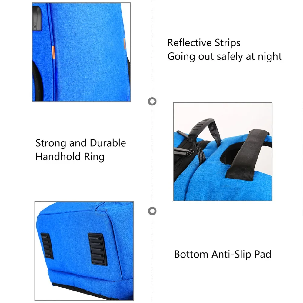 Haweel Открытый Многофункциональный удобный дышащий повседневный рюкзак для камеры Сумка для ноутбука внешняя usb зарядка/наушники порты
