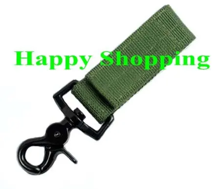 Тактическая застежка molle sling one point key ring mount Green