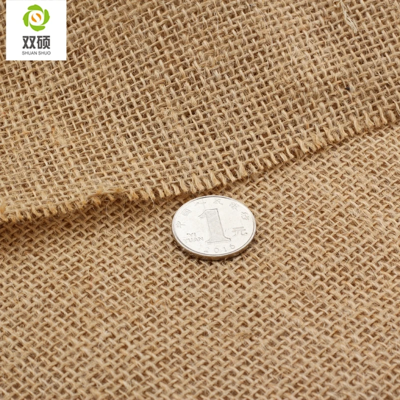 160*50cm Jute Fabric Sack Linen Cloth For DIY Hand Work Storage Bags Christmas Decoration