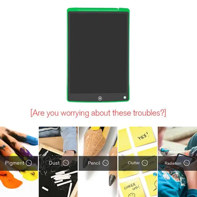 Special Price Howeasy Board Portable 12 Inch LCD Electronic Writing Tablet Digital Drawing Handwriting Pad Kids Gift Green 2018 Hot