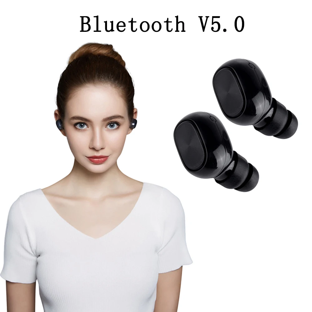 

Bluetooth 5.0 Waterproof Wireless Ear buds Earphone True Wireless BLuetooth Earphone Earbuds Stereo Noise Canceling Headphone