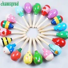 High Quality Mini Wooden Ball Children Toys Percussion Musical Instruments Sand Hammer Levert Dropship Aug10