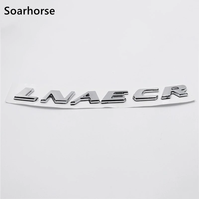 

New Style For Mistubishi Lancer Letters Logo Car Rear Trunk Lid Emblem Badge 3D Silver Sticker