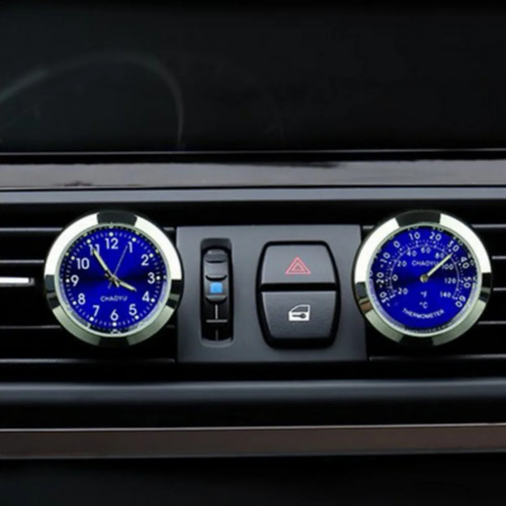 

Car Thermometer Luminous Material Car clock Car Electronic Watch Car Air Conditioning Outlet Perfume Ornaments