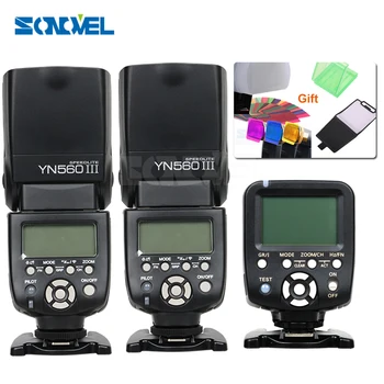

Yongnuo 2pcs YN-560III YN560 III Manual Radio Flash Speedlite +YN560-TX N Wireless Controller For Canon Nikon DSLR Cameras