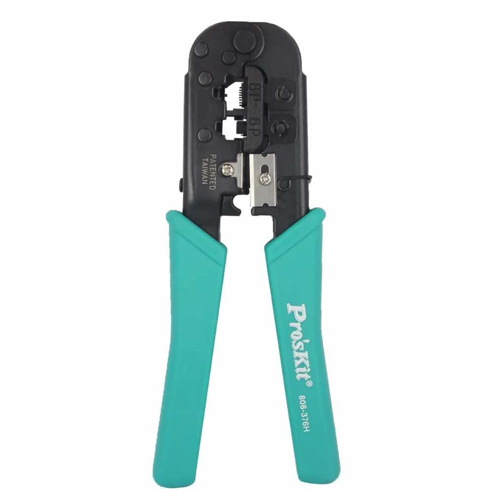 

Free Shipping Proskit 808-376H Modular Network Crimping Tool Crimper Pliers Hand Tools Electrician Cable Multitool Repair