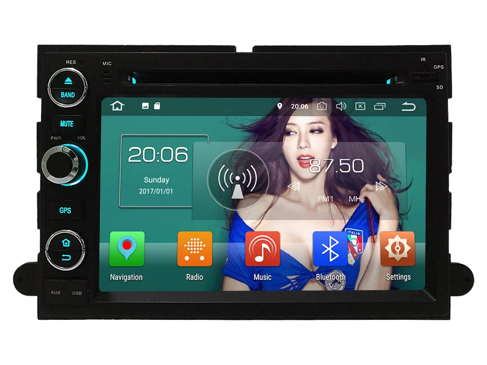 Cheap KLYDE 4G WIFI Android 8.0 7.1 Octa Core 4GB RAM+32GB Car DVD Player Radio For Ford Escape Explorer Mustang Freestyle Expedition 0