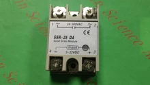 1 pçs/lote SSR-25 DA (25A) realmente 3-32 V DC PARA 24-380 V boa qualidade