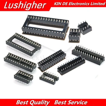 

10PCS IC Sockets 6 8 14 16 18 20 24 28 40 Pin DIP6 DIP8 DIP14 DIP16 DIP18 DIP20 DIP28 DIP40 Pins Connector DIP Socket