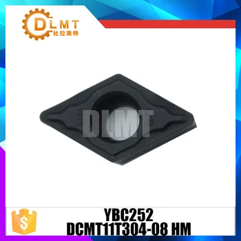 

10PCS/SET DCMT11T304-08 HM YBC252 CVD turning insert Internal Turning Tools Carbide insert