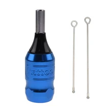 Профессиональная высококачественная тату-машина с регулируемым картриджем " Синие цветные материалы