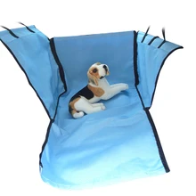 Прочный автомобильный ПЭТ Складное Сиденье водонепроницаемый царапинам подгузник для собак гамак(Небесно-голубой