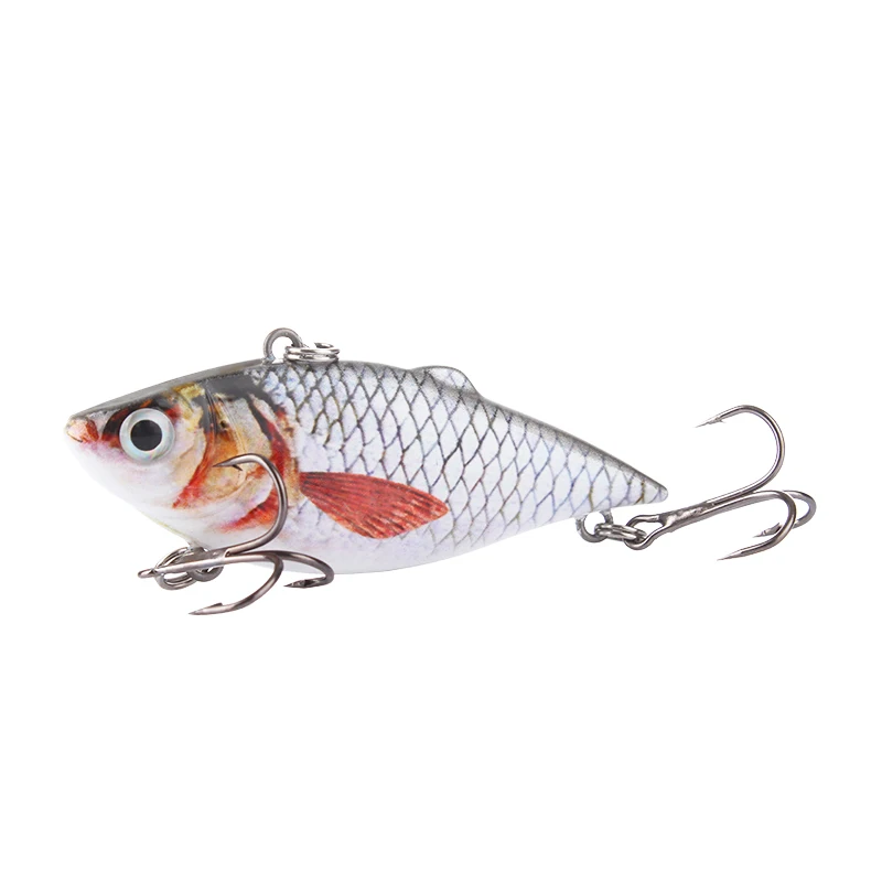 1 قطعة 6.3 سنتيمتر VIB Crankbait 8.5g نابض بالحياة الصيد إغراء عالية الجودة الصيد الطعم بطيئة غرق الصيد الصعب المتذبذب pesca البسيطة Vib