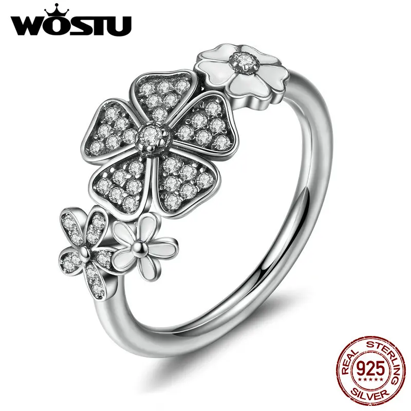 

Hot Selling 100% Real 925 Sterling Silver Shimmering Bouquet Rings Compatible With Original Ring Jewelry Lover Gift XCH7176