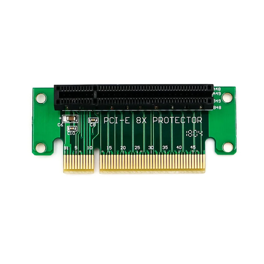 BTBcoin PCI-E PCI Express 8X90 градусов адаптер Riser Card для 1U чехол для компьютера корпус ПК конвертер Плата расширения PC компоненты