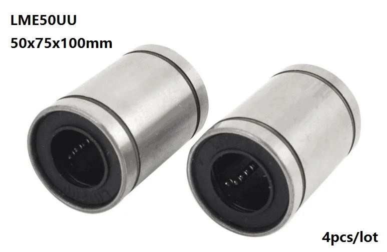 

4pcs/lot LME50UU LME50 50x75x100mm Linear motion bearings bushings for CNC router parts 50*75*100mm