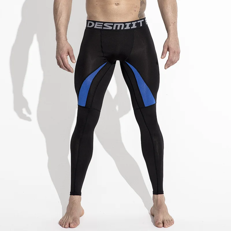 DESMIIT Running Tights Mens Leggings Compress Pants Fitness Men GYM