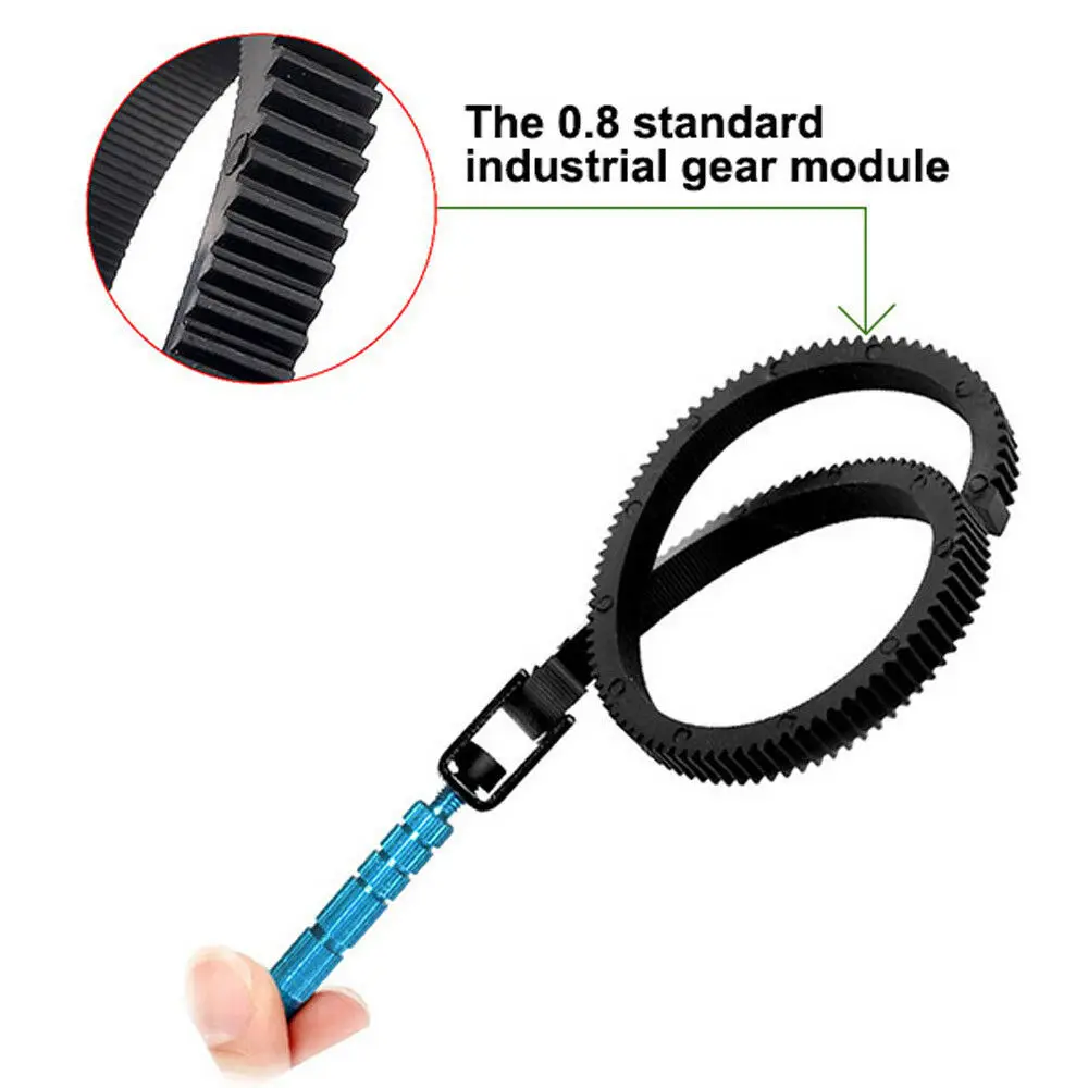 

Rubber Follow Focus ring gear belt with plug for SLR cameras digital DSLR T1