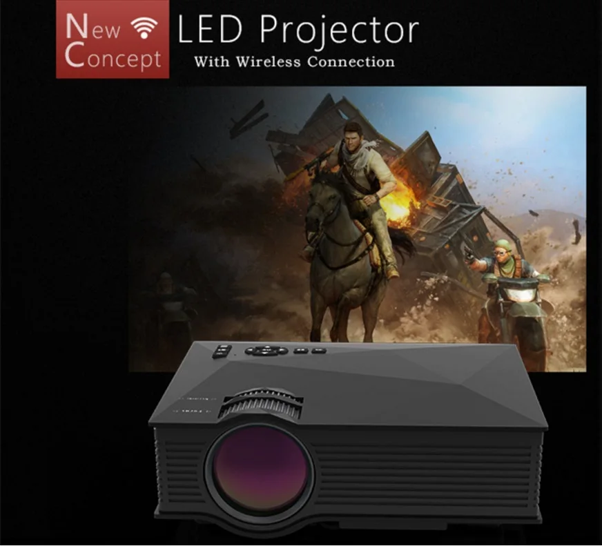 

LED Projector Proyector 4k 3D HD wifi smart 1080p USB HDMI android Home office