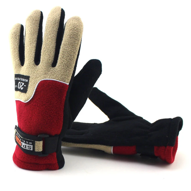 Cycling Gloves Winter Windproof Fleece Warm Bicycle Gloves Full Finger Men Women MTB Bike Ski Motorcycle Gloves Accessory AC0240 (10)