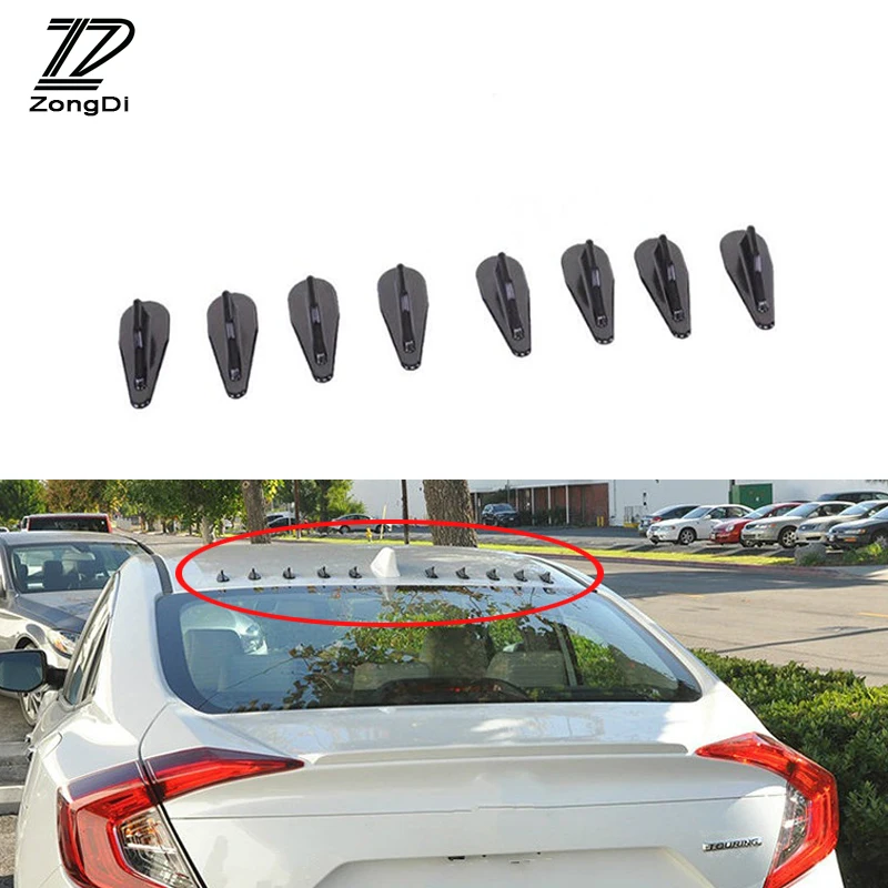 ZD 10 шт. крыша автомобиля спойлер для Citroen C4 C5 Hyundai Solaris I30 VW Polo T5 Ford Fiesta Fusion Mustang Opel