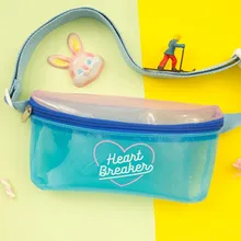 Bentoy желе водонепроницаемый Женский ПВХ поясная сумка через плечо для женщин девочек Повседневная Милая нагрудная сумка на ремне сумка на плечо