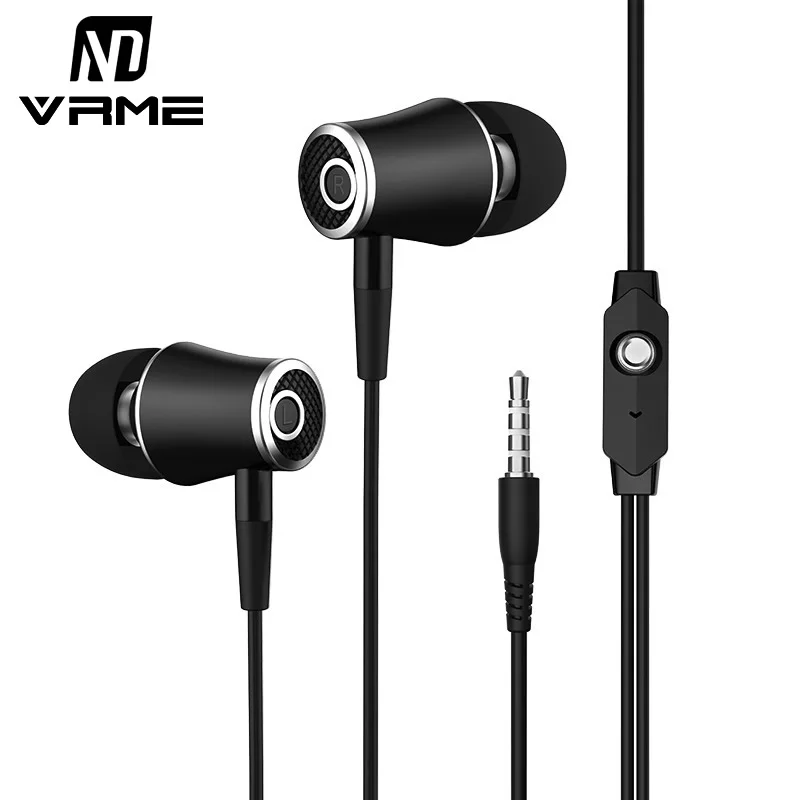 Vrme Earphones and Headphone 3.5 mm jack Universal Headphones Bass