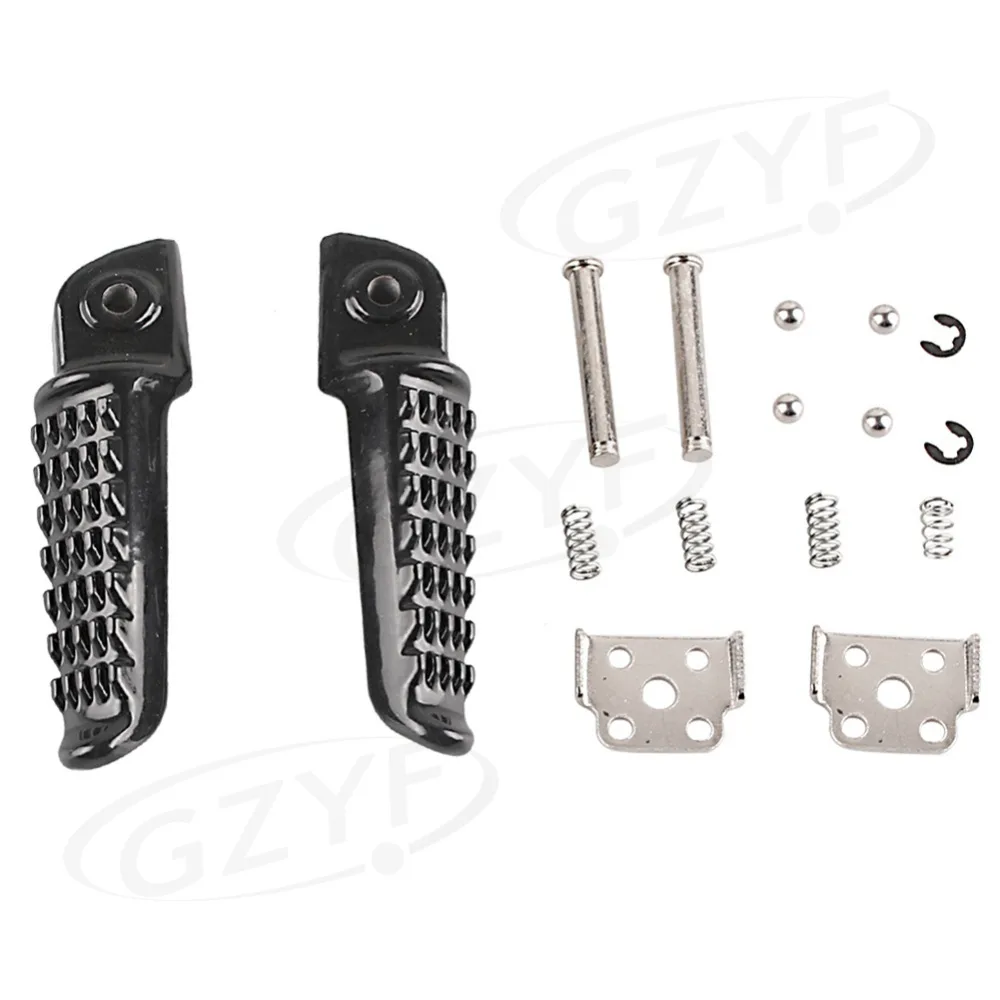 Motorcycle Rear Foot Peg Footrest For Kawasaki Ninja ZX6R / ZX636 / ZX9R / ZX12R / ER6N  650R / EX650 ER6F / 250R EX250 / ZX10R Z1000 Z750 Z1000 Z1000SX GTR1400 ZZR1400 ZX14 ZX-14 ZZR1200 KLE650 VERSYS Black 