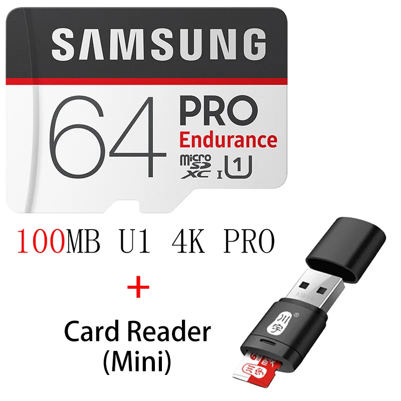 SAMSUNG PRO карта памяти 32 64 Гб U1 4K класс 10 Micro SD 128 ГБ 32 ГБ 64 Гб Micro SD карты SD/TF флэш-карты microSD карт для телефона - Емкость: MB-MJ64G-C286