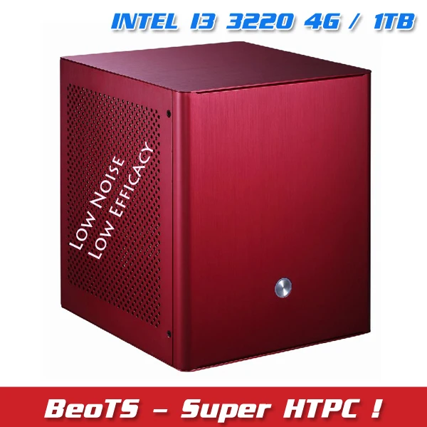 Горячая мини ПК супер HTPC Intel B75 I3 3220 1 ТБ HDD 4G памяти ультра-Низкая эффективность