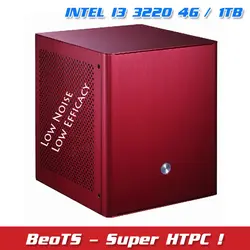 Горячие Мини ПК супер HTPC Intel B75 I3 3220 1 ТБ HDD 4G памяти ультра-Низкая эффективность