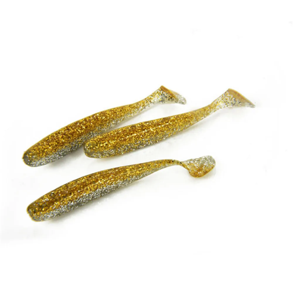 10 шт./партия Easy Shiner Воблер для рыболовной наживки Мягкая наживка 6,5 см 1,8 г двойной цвет Swimbait силиконовая приманка для карпа