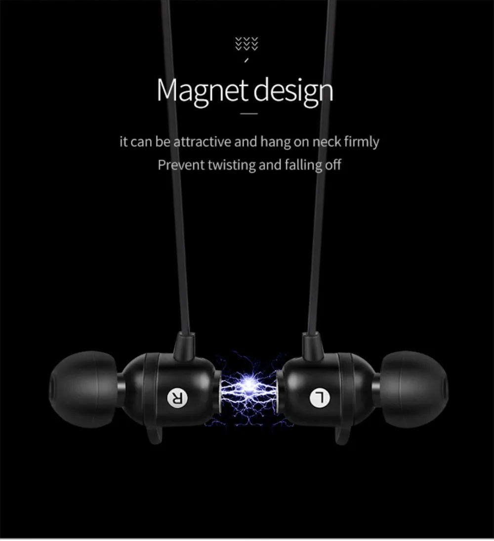 QCY S6 магнитные bluetooth-наушники с микрофоном, Беспроводные спортивные наушники IPX4, наушники с шейным ремешком, гарнитура для телефонов и музыки