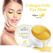 ALIVER Collagen Gold Moisturizing Eye Mask Plant Anti-Aging Eye Skin Care Remove Dark Circles Whitening Anti-Puffiness Eye Care